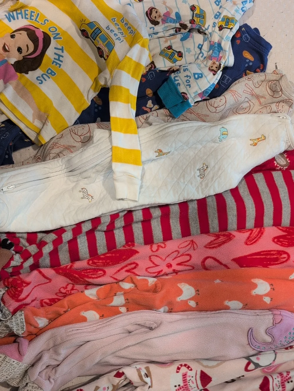Mixed Baby Sleepers and Pajamas - 12-18M Girl